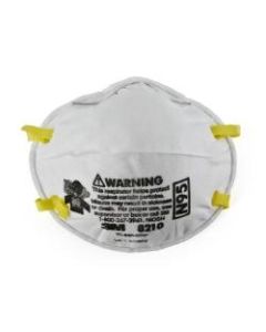 3M 8210 Particulate Respirator Masks, White, Box Of 20
