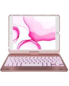Typecase Flexbook Keyboard/Cover Case for 9.7in Apple iPad, iPad Pro, iPad (6th Generation), iPad (5th Generation), iPad Air 2, iPad Air Tablet - Rose Gold - Polycarbonate Shell