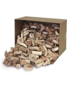 Pacon Creativity Street Natural Wood Turnings, 18 Lb