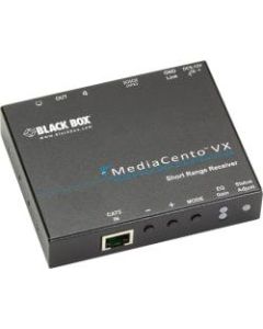 Black Box MediaCento VX Standard Receiver - 1 Output Device - 492.13 ft Range - 1 x Network (RJ-45) - 1 x VGA Out - Serial Port - WUXGA - 1920 x 1200