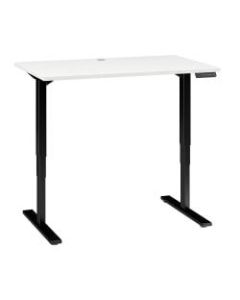 Bush Business Furniture Move 80 Series 48inW x 30inD Height Adjustable Standing Desk, White/Black Base, Standard Delivery