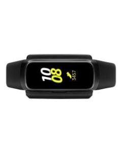 Samsung Galaxy Fit - Black - activity tracker with strap - fluoroelastomer - black - wrist size: 5.2 in - 7.68 in - display 0.95in - 32 MB - Bluetooth - 0.85 oz