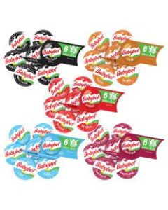 Babybel Mini Variety Cheese Wheels, 1 Oz, 6 Wheels Per Pack, Case Of 5 Packs