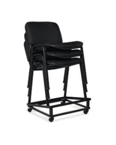 Offices To Go Stackable Chair, Black, Pack Of 2