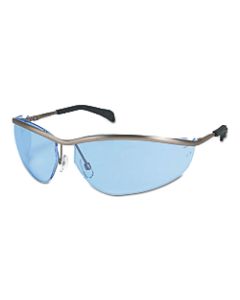 Klondike Metal Protective Eyewear, Light Blue Lens, Polycarbonate, Frame, Metal