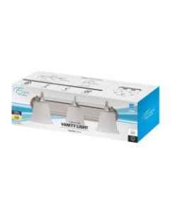 Euri Integrated Indoor LED Vanity Light With Glass Bells, Dimmable, 2000 Lumens, 28 Watt, 3000 Kelvin/Warm White, 1 Each