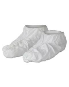 Kimberly-Clark KleenGuard A40 Liquid And Particle Protection Shoe Covers, One Size, White, Case Of 400 Covers