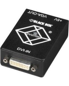 Black Box DVI-D to VGA Converter - Functions: Signal Conversion - VGA - DVI - 1 Pack - TAA Compliant