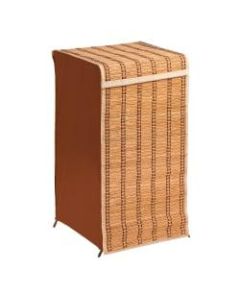 Honey-Can-Do Tall Wicker Hamper, Natural