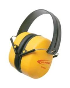 Califone Hearing Safe Hearing Protector - Noise Reduction, Foldable, Adjustable Earcup - Noise Protection - ABS Plastic Earcup, Leatherette Ear Pad, Polyvinyl Chloride (PVC) Ear Pad, Polypropylene Headband - Bright Yellow