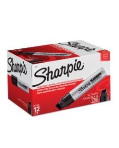 Sharpie Magnum Permanent Marker, Black, Pack Of 12