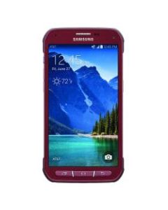 Samsung Galaxy S5 Active G870A Cell Phone, Ruby Red, PSN100571