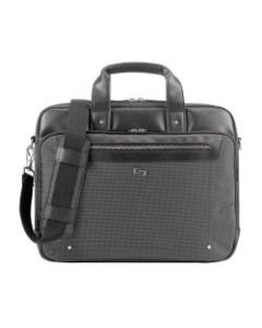 Solo Park Briefcase With 15.6in Laptop Pocket, Black