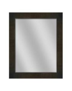 PTM Images Framed Mirror, Box, 18inH x 14inW, Natural Black
