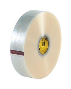 3M 371 Carton Sealing Tape, 3in x 1,000 Yd., Clear, Case Of 4