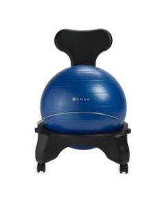 Gaiam Classic Balance Ball Chair, Blue