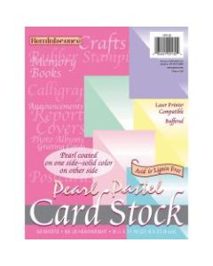 Pacon Card Stock, Letter Paper Size, 65 Lb, Assorted Colors