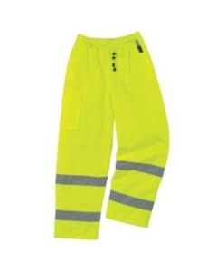 Ergodyne GloWear 8925 Class E Polyester Thermal Pants, Medium, Lime
