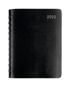 Office Depot Brand Daily Planner, 4in x 6in, Black, January To December 2022, OD711200