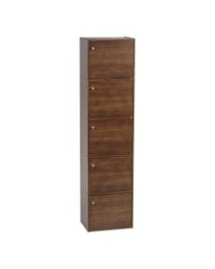 IRIS Yama 5-Door Shelf, Brown