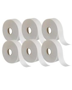 Genuine Joe Jumbo Jr 2-Ply Toilet Paper, 100% Recycled, 2000ft Per Roll, Pack Of 6 Rolls