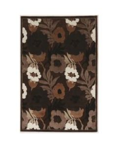 Linon Kymm Area Rug, 24inH x 36inW, Marcie Brown/White