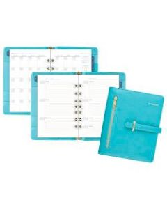 AT-A-GLANCE Faux Leather Fashion Starter Set, 5 1/2in x 8 1/2in, Teal