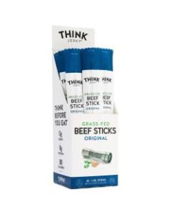 Think Jerky Grass-Fed Beef Sticks, 1 Oz, Pack Of 20 Sticks