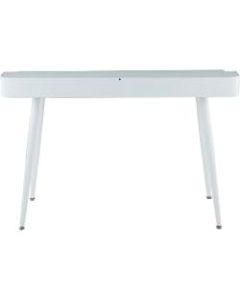 LumiSource Harvey 48inW Desk, Natural/White