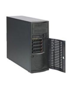 Supermicro SC733TQ-465B Chassis - Mid-tower - Black