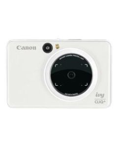 Canon ivy CLIQ+ - Digital camera - compact with instant photo printer - 8.0 MP - Bluetooth - pearl white