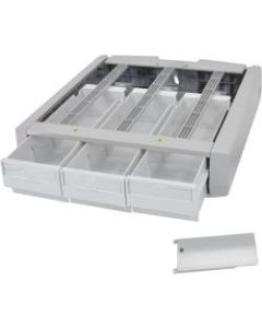Ergotron SV Supplemental Storage Drawer, Triple - Gray, White