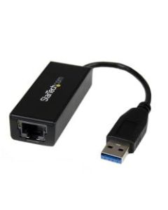 StarTech.com USB 3.0 to Gigabit Ethernet NIC Network Adapter - Add Gigabit Ethernet network connectivity to a Laptop or Desktop through a USB 3.0 port - USB 3.0 to Gigabit Ethernet - USB 3.0 Gigabit Adapter - USB 3.0 to Ethernet