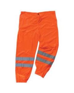 Ergodyne GloWear 8910 Class E Polyester Hi-Vis Pants, Large/X-Large, Orange