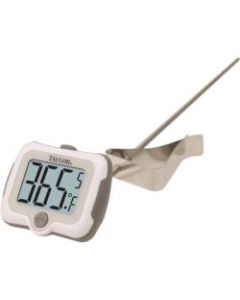 Taylor 9839-15 Digital Candy-Deep Fry Thermometer with Adjustable Head - 40 deg.F (-40 deg.C) to 449.6 deg.F (232 deg.C) - Adjustable Head, Clip, Auto-off, Hold Function - For Fryer - White