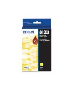 Epson 812XL DuraBrite Ultra High-Yield Yellow Ink Cartridge, T812XL420-S