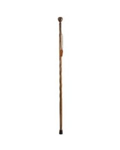 Brazos Walking Sticks Royal Twisted Oak Turned Knob Walking Stick, 55in, Brown