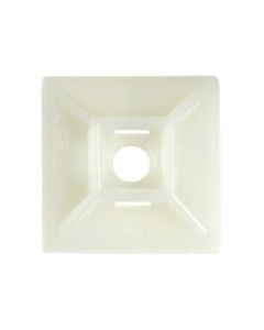 StarTech.com 100 Pack Cable Tie Mounts with Adhesive Tape for 0.21in (5.5mm) Wide Ties - Nylon/Plastic Zip Tie Mounts - 94V-2 Fire & UL
