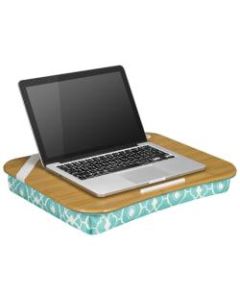 LapGear Designer Lap Desk, 17-3/4in x 13-3/4in, Aqua Trellis