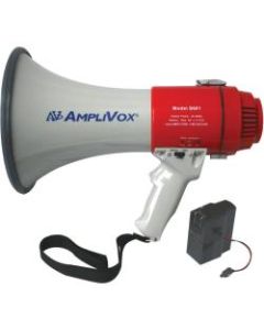 AmpliVox Mity-Meg 15-Watt Rechargeable Megaphone - 15 W Amplifier - Built-in Amplifier - Battery Rechargeable - 8 Hour