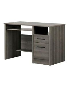 South Shore Gravity 46inW Desk, Gray Maple