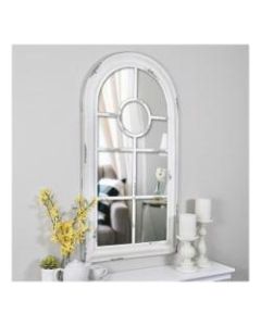 FirsTime & Co. Adeline Arch Mirror, 36inH x 19inW, Aged White