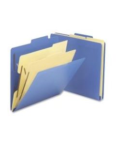 Smead Heavy-Duty Classification Folders, Letter Size, 2 1/2in Expansion, Blue, Box Of 10
