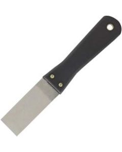 Great Neck Stiff Blade Putty Knife - 1.25in Blade - Black Plastic Handle - Durable