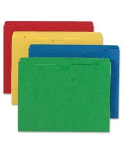 Smead Heavyweight Color File Jackets, Letter Size, Expansion, Assorted, Box Of 100