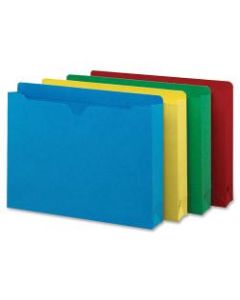 Smead Heavyweight Color File Jackets, Letter Size, 2in Expansion, Assorted, Box Of 50