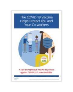 ComplyRight COVID-19 Vaccine Posters, Vaccination, English, 10in x 14in, Pack Of 3 Posters
