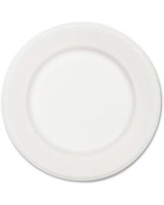 Chinet Classic White Plates - 10.50in Diameter Plate - Paper, Fiber - Disposable - Microwave Safe - 500 Piece(s) / Carton