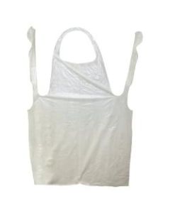 ProGuard 46in Polyethylene Apron - Polyethylene - For Food Handling, Food Service, Manufacturing - White - 500 / Carton