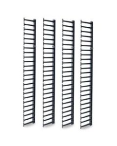 APC by Schneider Electric Vertical Cable Manager for NetShelter SX 48U Networking Enclosure (Qty 4) - Black - 4 Pack - 48U Rack Height - TAA Compliant